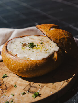 Clam Chowder Bread Bowl