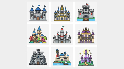 Fantasy castle collection © Kemping