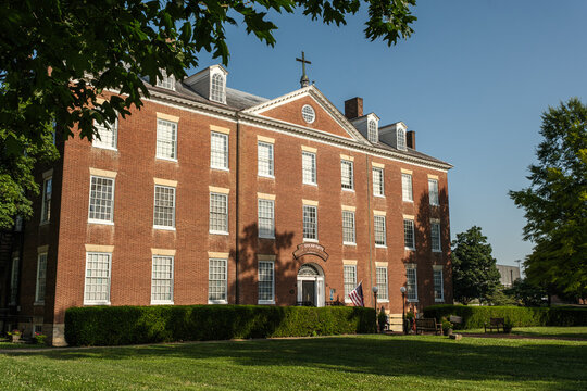 Spalding Hall, Bardstown Historical Museum and Oscar Getz Museum of Bourbon History in Bardstown, Kentucky, USA