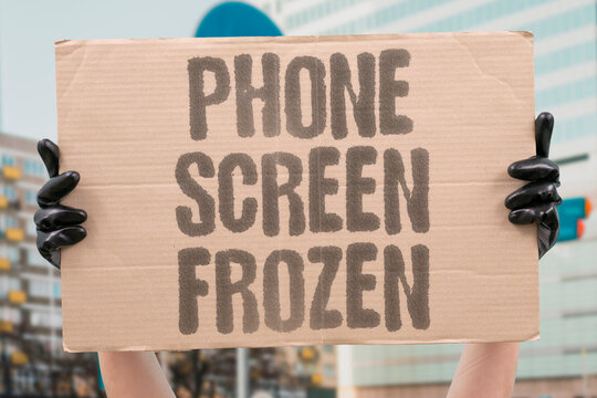 "Phone Screen Frozen" Touch unresponsive mid swipe. PHONE. SCREEN. FROZEN. TOUCH. RESTART.