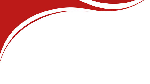 Red wave abstract background illustration.A red and white abstract wave design on a white background