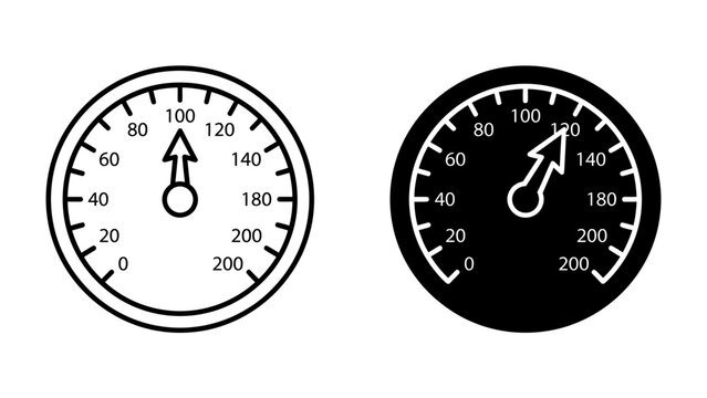 Speedometer Icon Duo