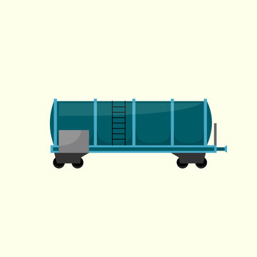 Green Freight Train Hopper Car