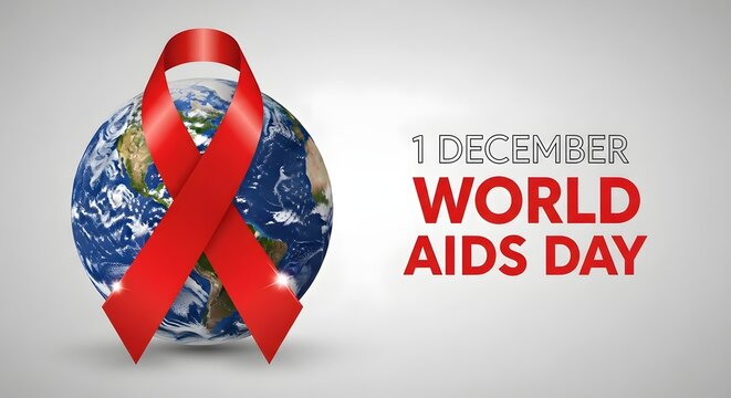 World aids day awareness global health campaign on december 1st