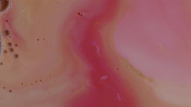 Swirling Pastel Pink, Magenta, and Beige Cream Textures