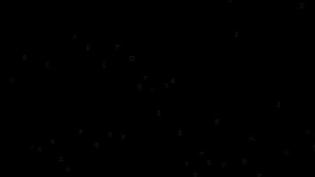 Futuristic Neon Green Comment Below Call To Action With Matrix Style Falling Digital Code On Black Background
