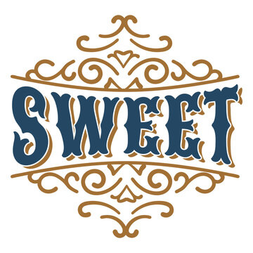 Sweet quote colored ornamental
