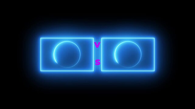 signs, colours, team, fight, business, letter, light, sport, versus, bar, black, concept, icon, neon, animation, background, challenge, chart, choice, competition, frame, game, glowing, graphic, match