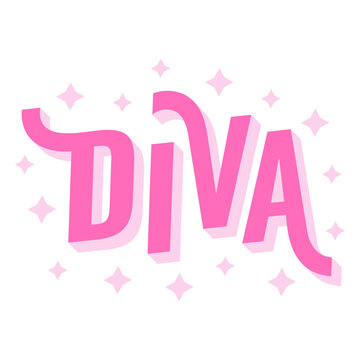 Diva Stylized Word