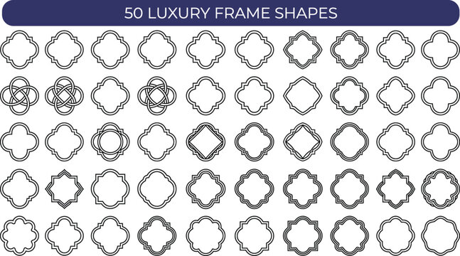 Luxury Geometric Frame Shape Collection