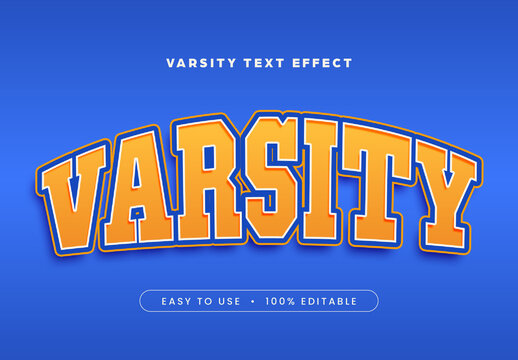 Varsity Text Effect