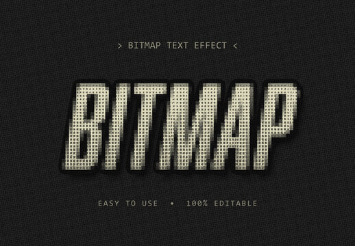 Bitmap Text Effect
