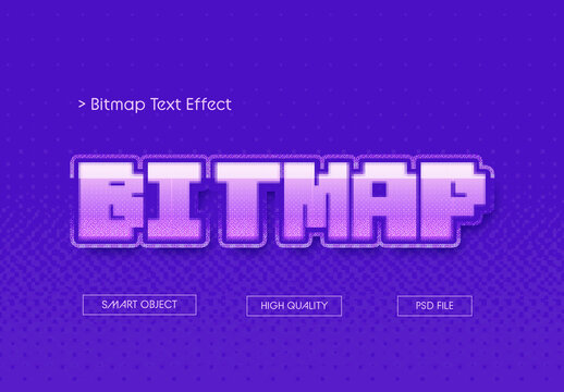 Bitmap Text Effect