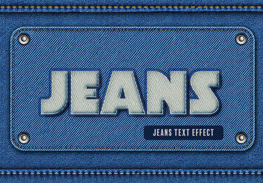 Jeans Text Effect