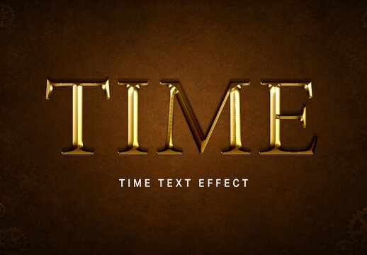 Time Text Effect