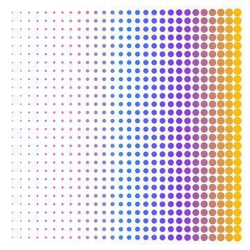 Candy Halftone Dot Gradient Abstract Background LTR