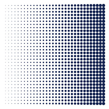 Navy Blue Halftone Dot Gradient Abstract Background LTR