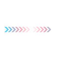 Obraz premium Transgender Pride Chevron Stripe Divider Colorful Border Pattern