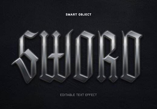 Sword Text Effect
