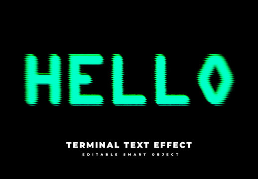 Terminal Text Effect