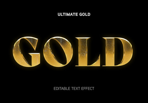 Ultimate Gold Text Effect
