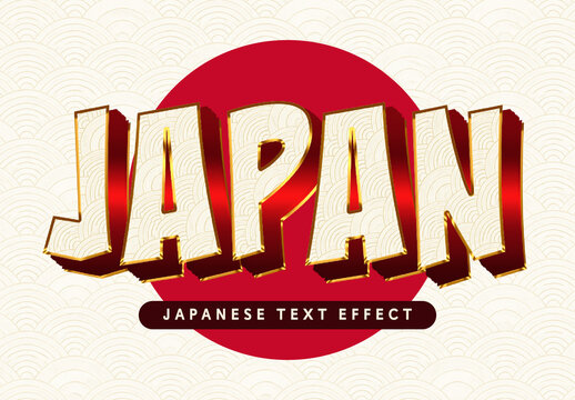 Japanese Text Effect