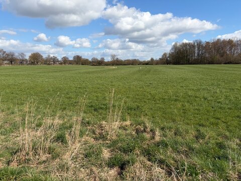 Fr&uuml;hlingslandschaft am Ruhrtalradweg bei Schwerte im Ruhrgebiet	