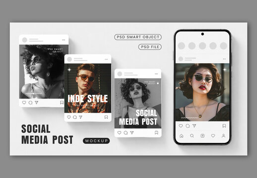 Instagram Social Media Post Mockup