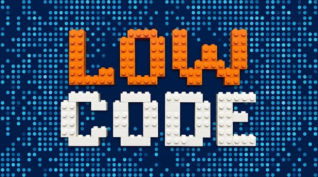 Low code no code development building applications with visual interfaces