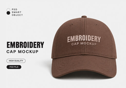 Embroidery Cap Mockup
