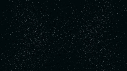 Starry night sky with tiny white stars on black. © Wijaksono