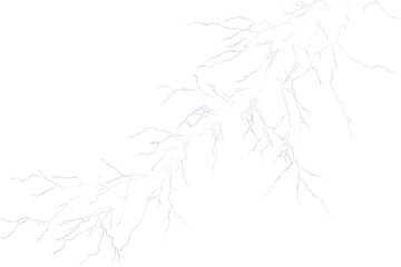 Fototapeta premium Dynamic lightning bolt striking, symbolizing power, energy, and sudden impact during intense weather