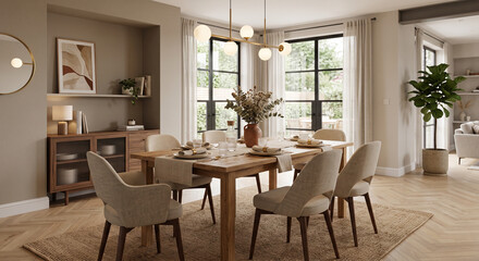 Fototapeta premium modern dining room