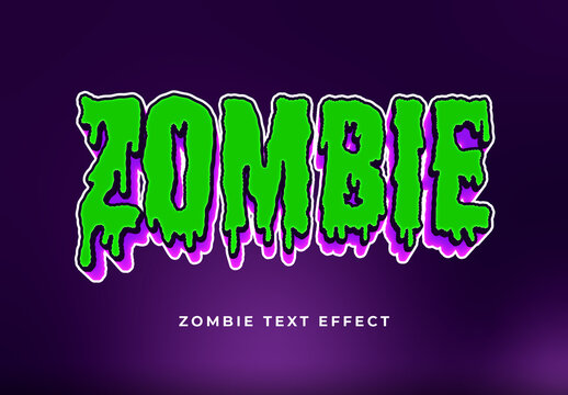 Zombie Text Effect