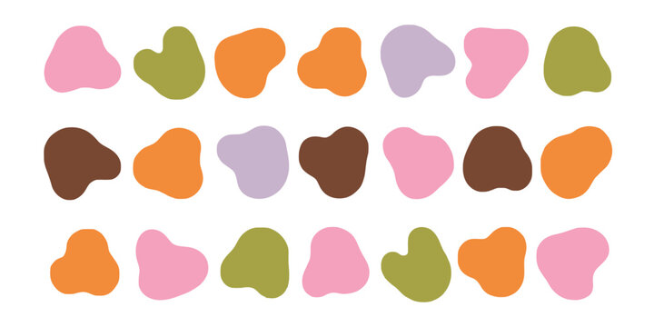 Abstract Material Autumn Frame, Heading Decoration, Speech Bubble, Seasonal Fall Border Elements for Banner, Poster, Card Design