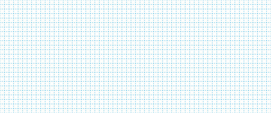 Dashed grid seamless pattern. Minimalist notebook paper planner dash cross page background for notes. Blueprint bg. Education abstract. Vector illustration