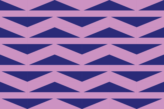 Triangle Design Blue Geometric Pattern Background