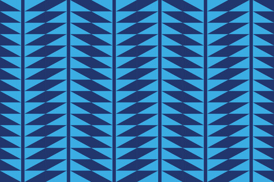 Triangle Design Blue Geometric Pattern Background