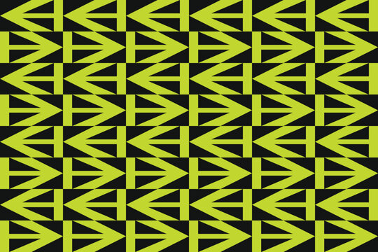 Triangle Shapes and Designs Green Colors Geometric Pattern Background