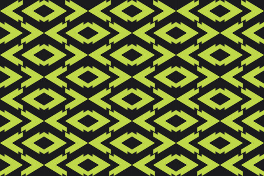 Triangle Design Green Geometric Pattern Background