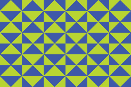 Triangle Shapes and Designs Green Colors Geometric Pattern Background