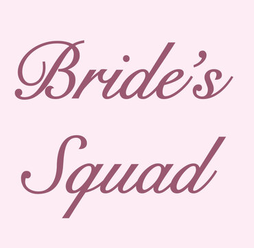 brides squad bridal hen slogan script trending bucks hens girls wedding