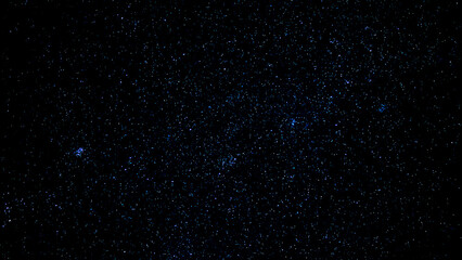 Abstract Rain Drops on Black Window Background with Glowing Blue Night Sky Stars Galaxy Dust and Cosmic Particles for Dark Space Astronomy and Starry Universe Backdrop © Hameed-Ahmed