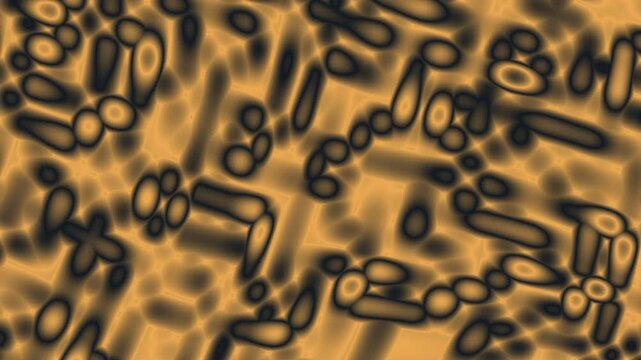 Abstract Featuring Warm Beige And Dark abstract background Cocoa Intricate Organic Cellular Pattern Loop