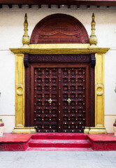 Budynki i elementy dekoracyjne w Stone Town Zanzibar Tanzania © kubikactive