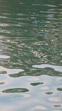 Ripples on water in a lake at sunset viewing a beautiful natural setting