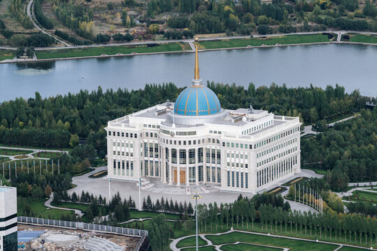 Astana, Kazakhstan &ndash; Ak Orda Presidential Palace, official residence of the President of Kazakhstan.