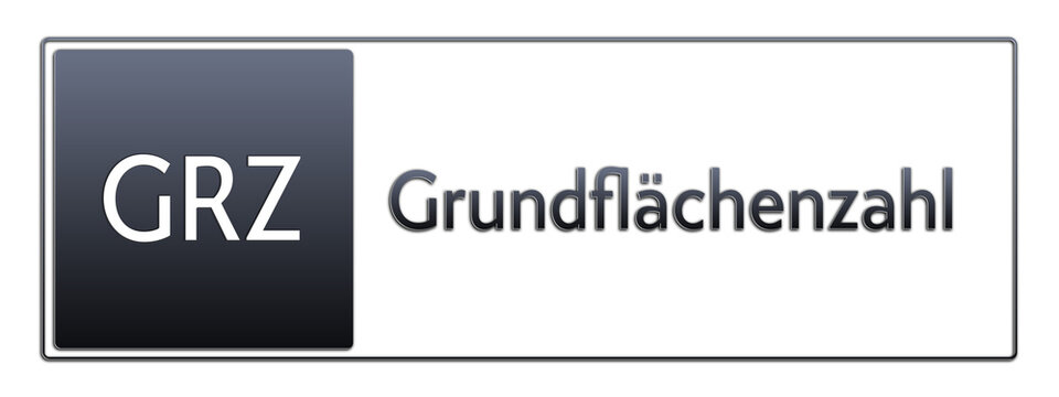 GRZ - Grundfl&auml;chenzahl - Jura Rechts Abk&uuml;rzung