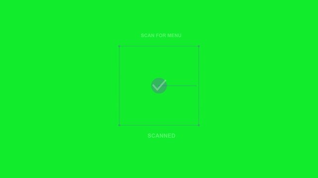 A subtle green screen user interface graphic presenting "DETECTION MODE" above a simple reddish-brown square frame with a single diagonal line bisecting its interior.