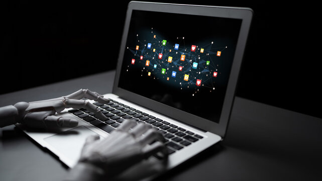 AI enhances social media engagement using intelligent icons, influencer tracking tools, and smart communication platforms for modern digital interaction. Artificial intelligence spline